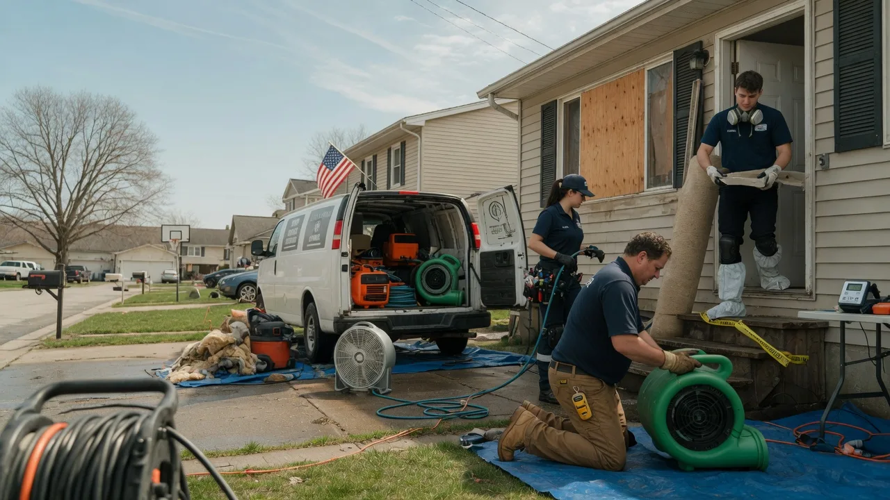 Water Damage Restoration in West Liberty, IL near me